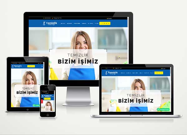 Temizlik Firma Web Paketi Floor v4.5